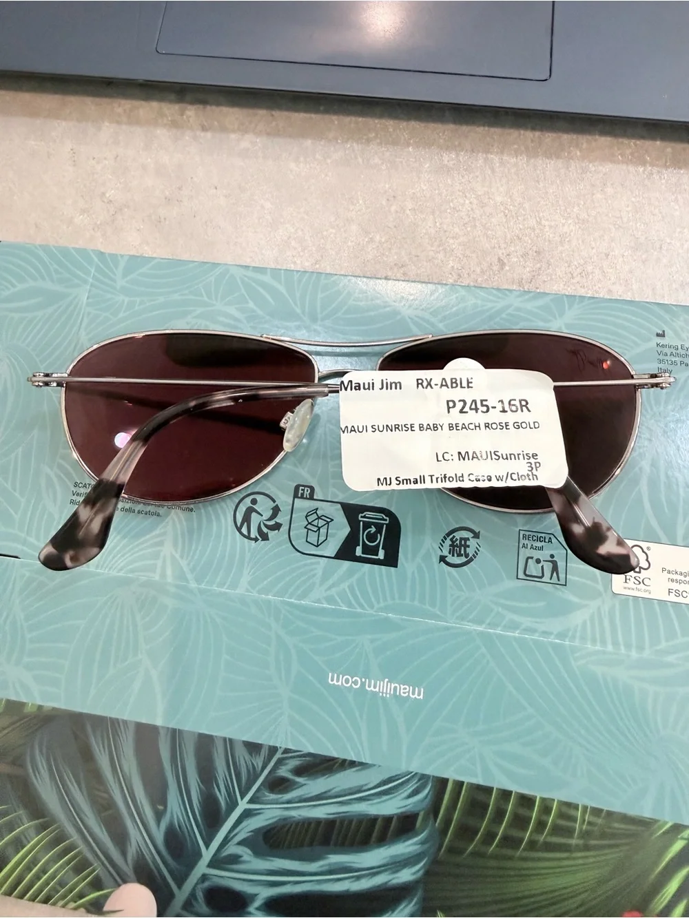 Maui Jim Iconic Aviator , Baby Beach